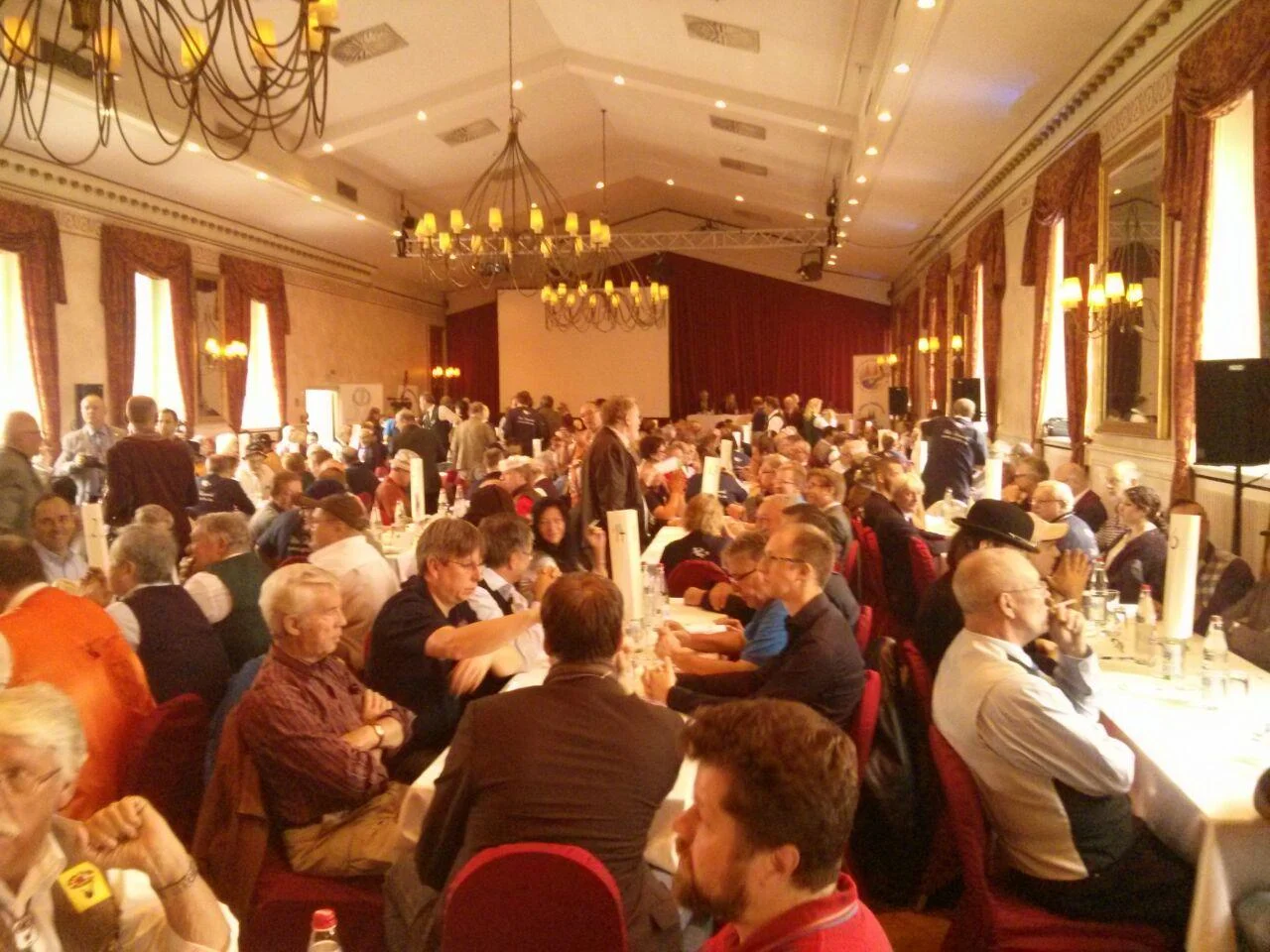 The competition hall