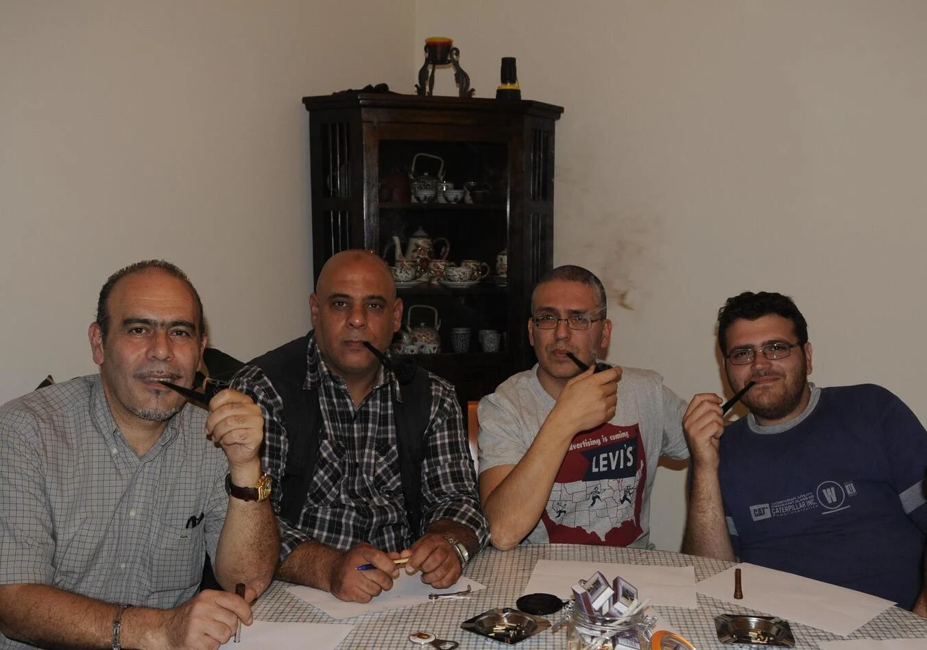 From left to right: Peter, Tarek, Paul, Oli