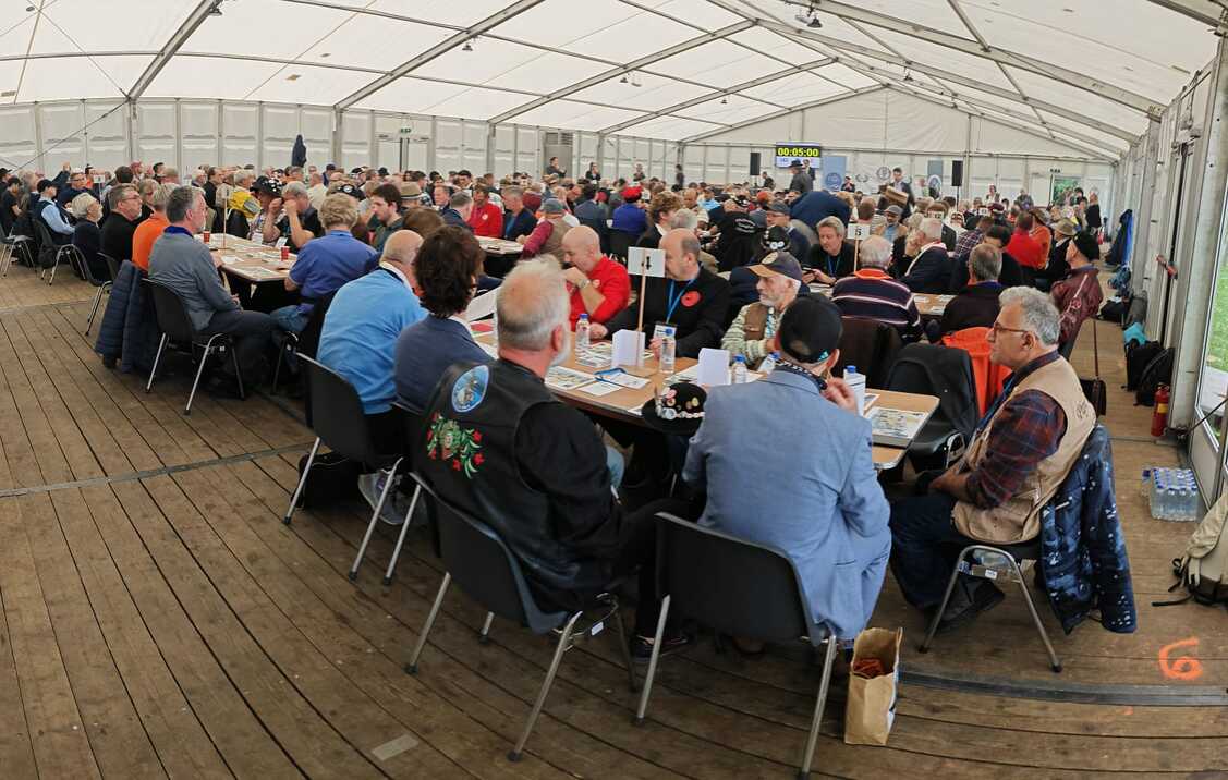 The Pipe Club of Lebanon members participate in the World Championship in Slow Pipe Smoking in Oirschot, the Netherlands