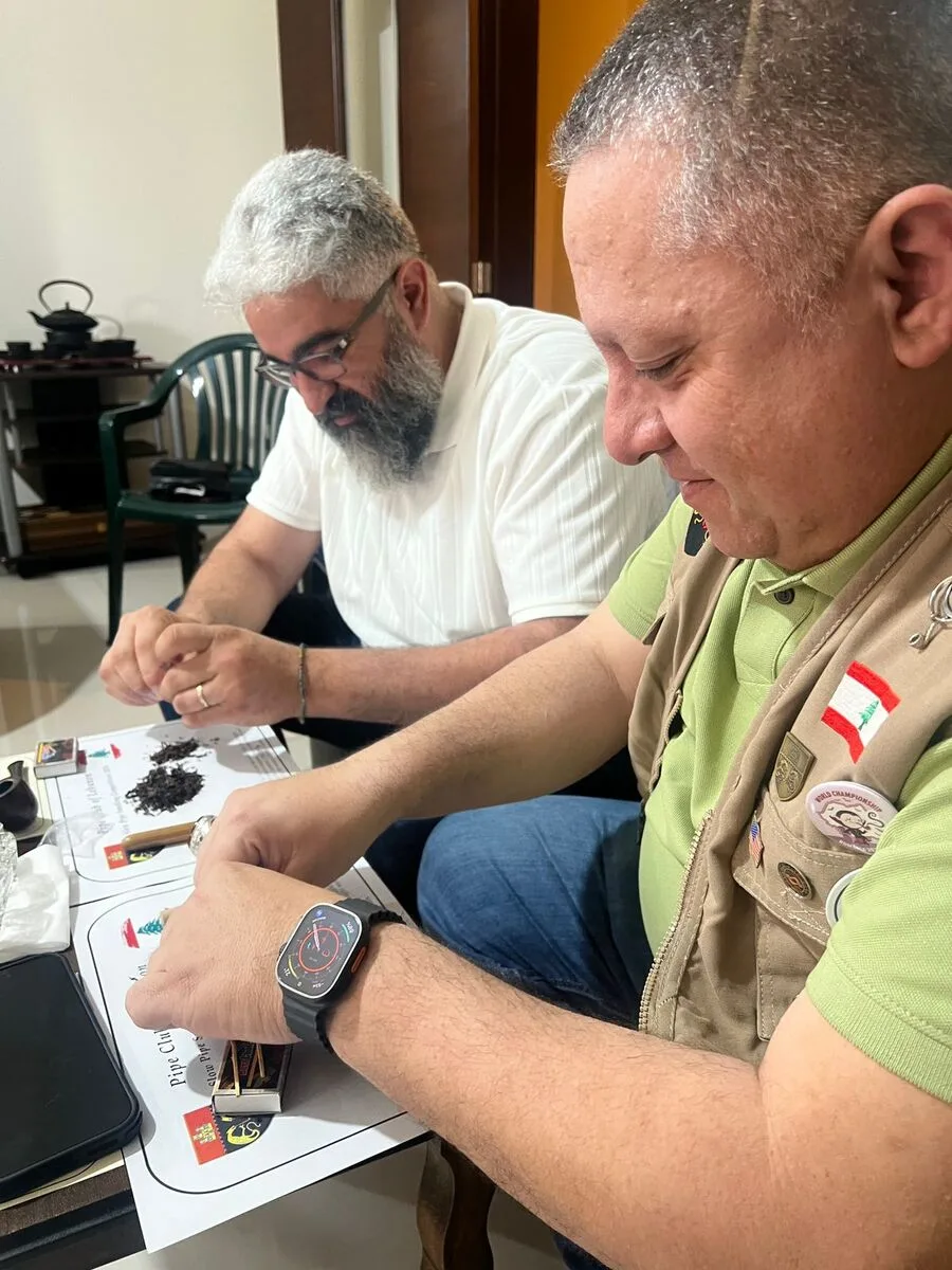 The Pipe Club of Lebanon holds its annual slow pipe smoking competition