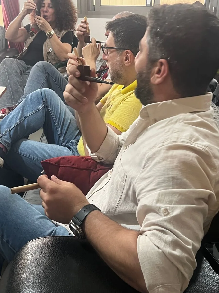 The Pipe Club of Lebanon holds its annual slow pipe smoking competition